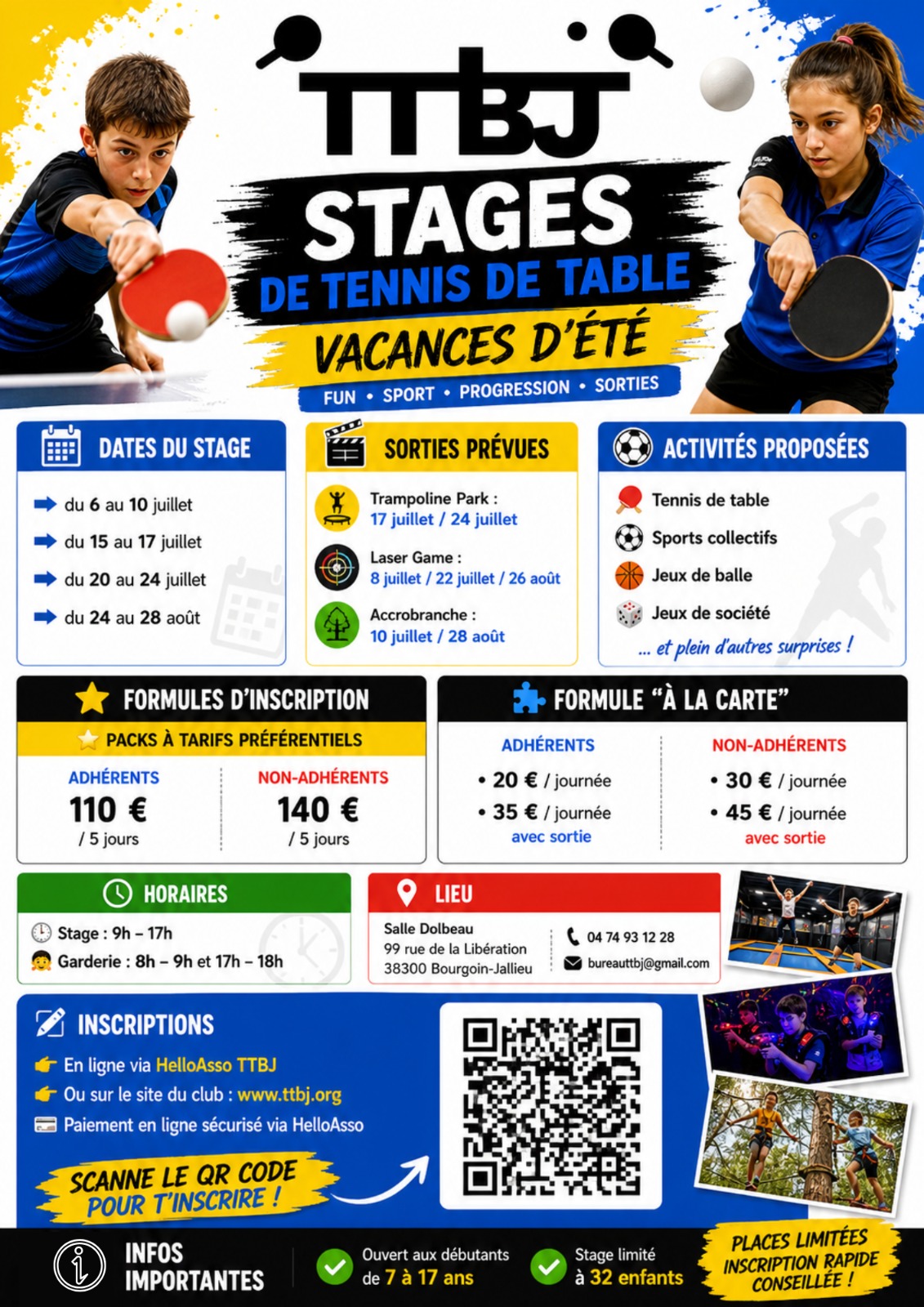 Affiche Stage Multi-Activités